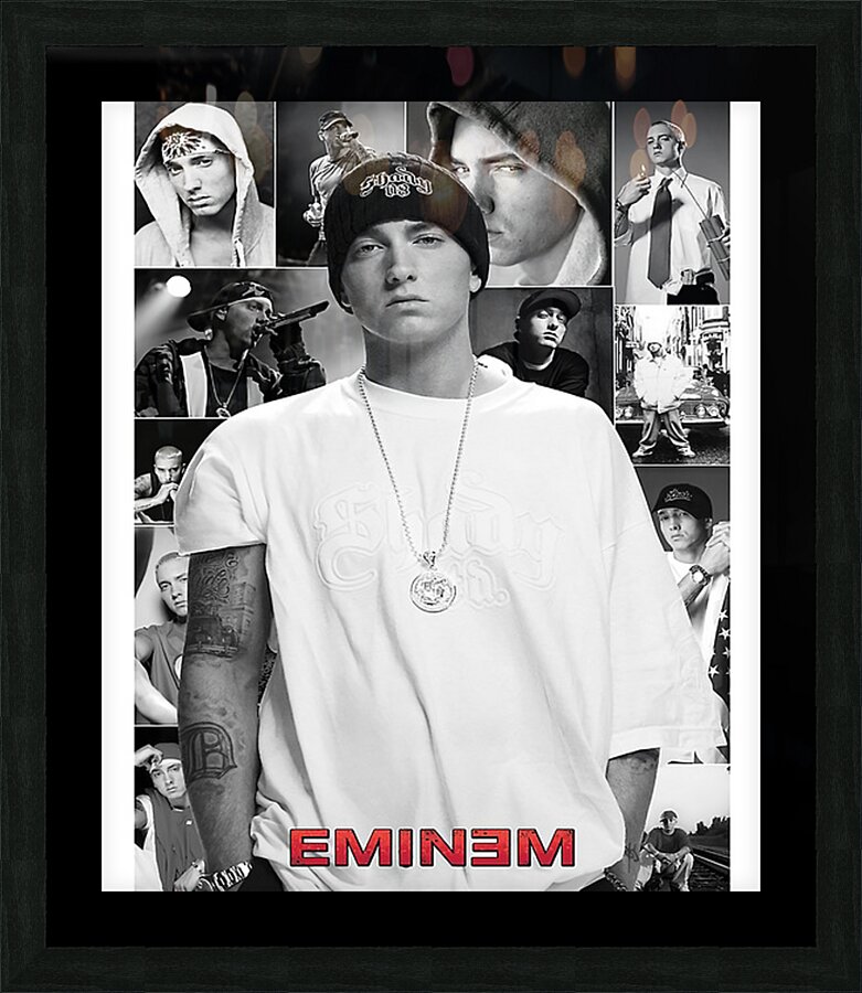 Eminem 4 Picture Frame print
