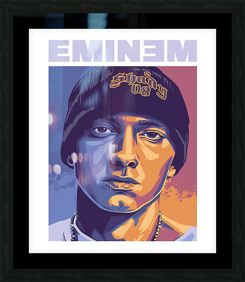 Eminem 10 Picture Frame print