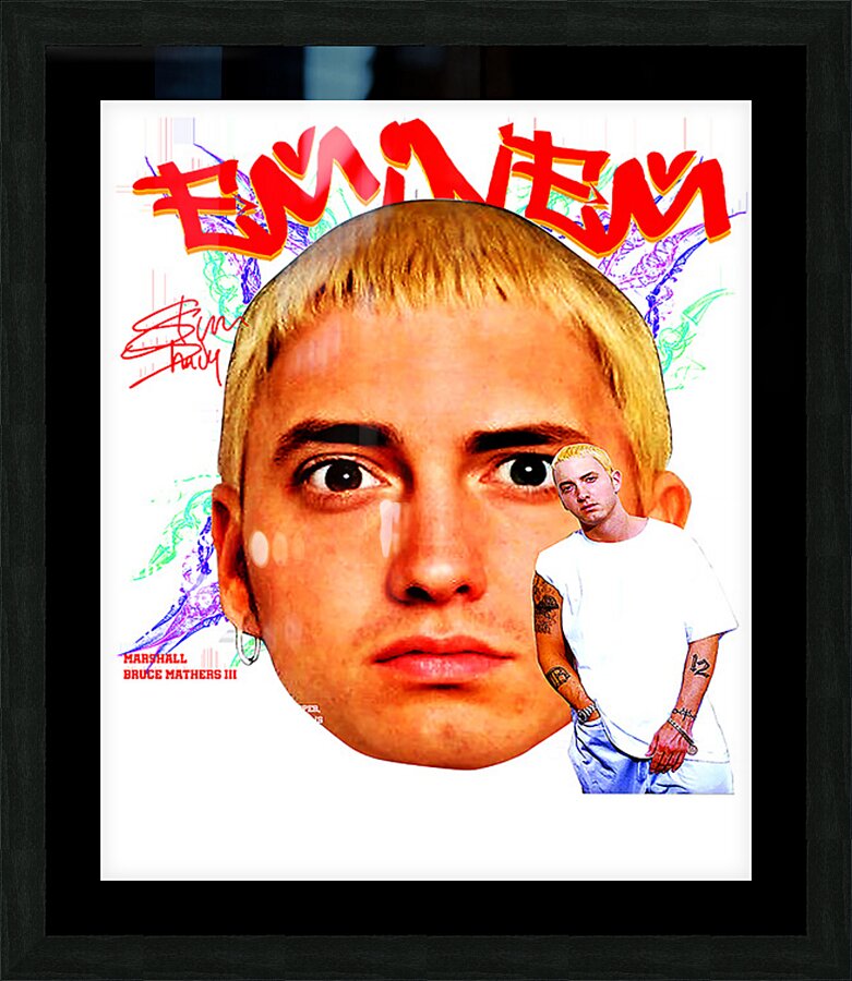 Eminem 13 Picture Frame print