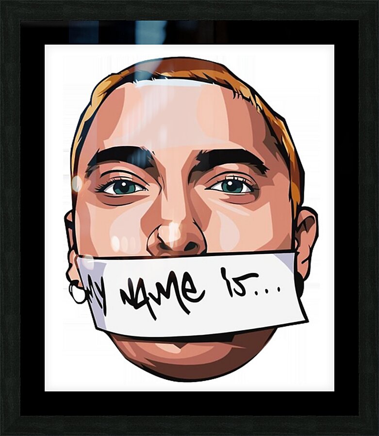 Eminem 16 Picture Frame print