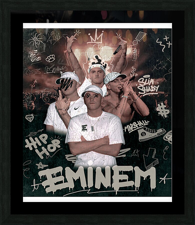 Eminem 21 Picture Frame print
