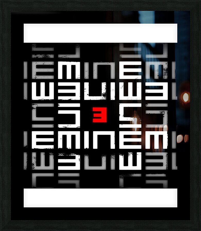 Eminem 30 Picture Frame print