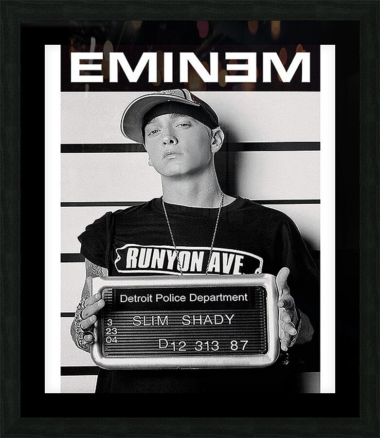 Eminem 31 Picture Frame print