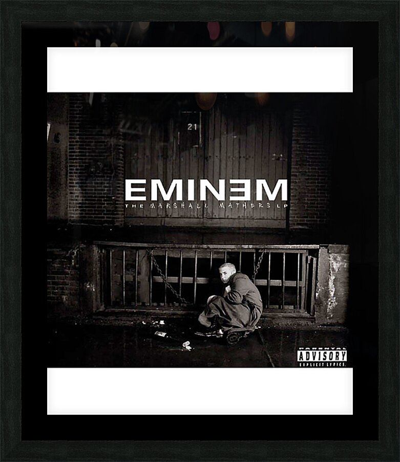 Eminem 50 Picture Frame print