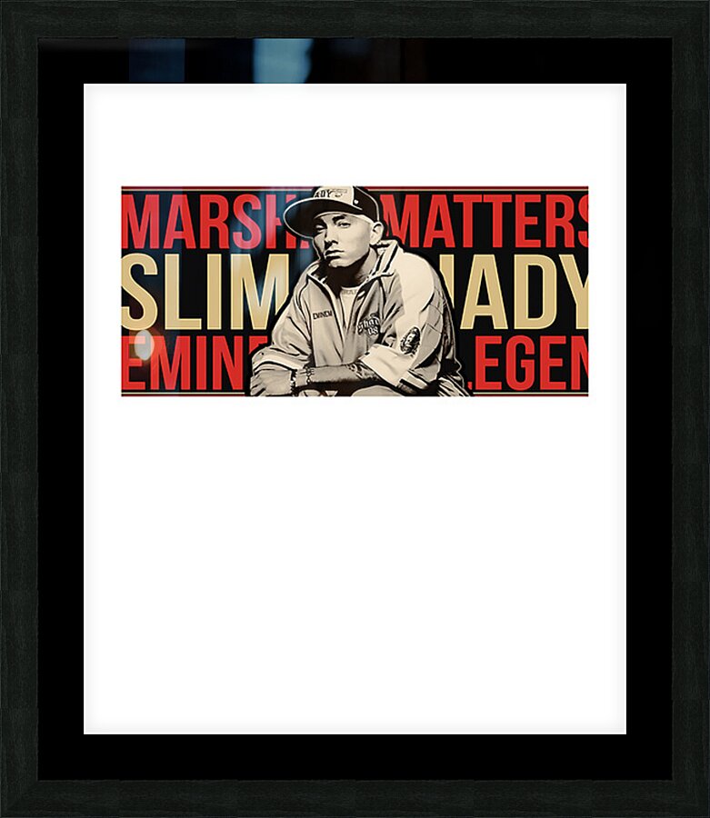 Eminem 54 Picture Frame print