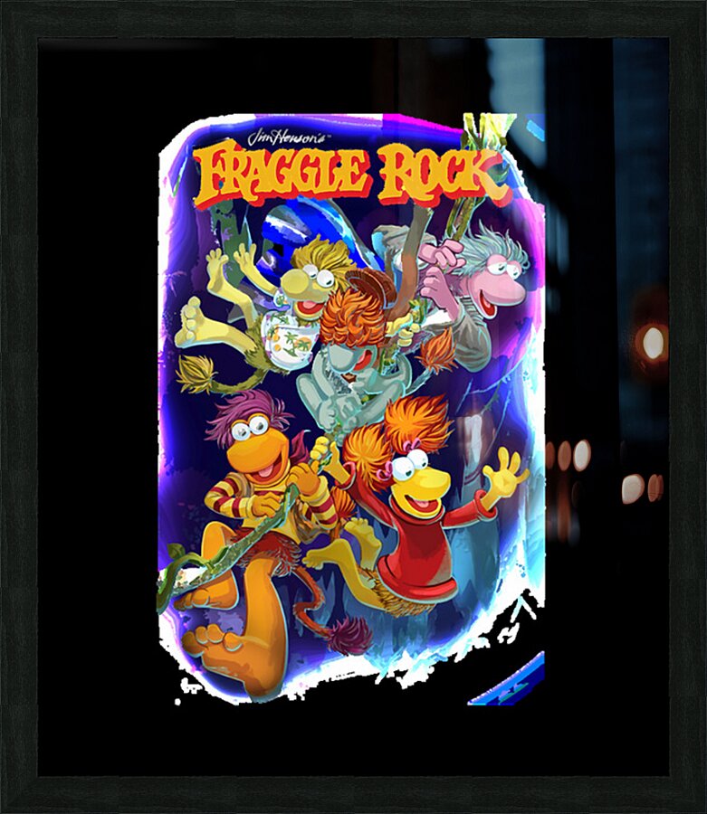 fraggle 5 Picture Frame print