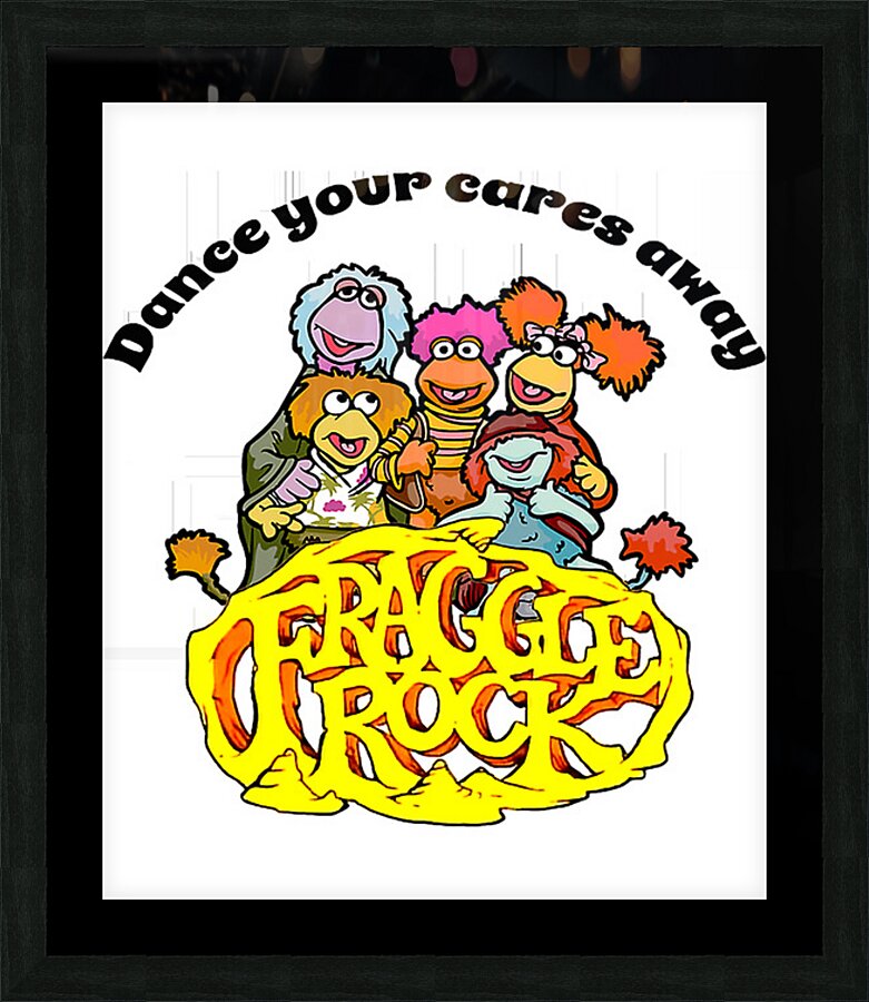 fraggle 7 Picture Frame print