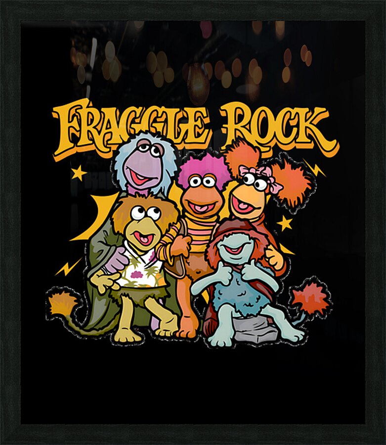 fraggle 8 Picture Frame print