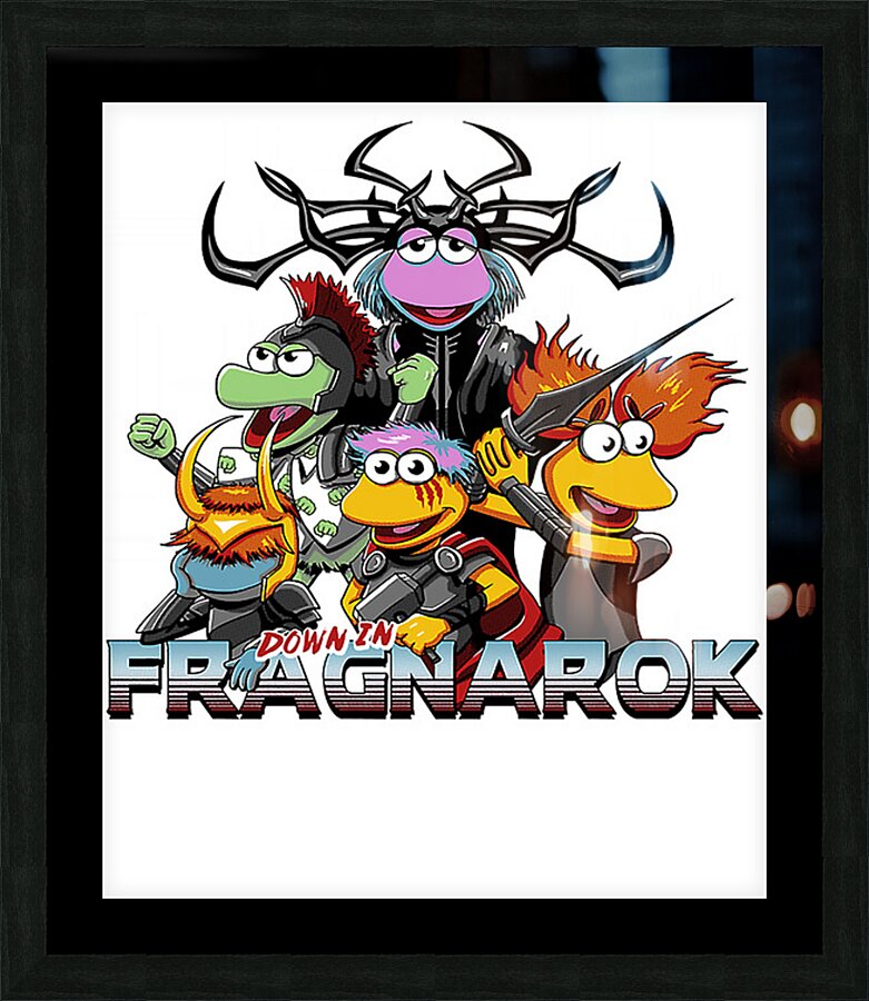 fraggle 17 Picture Frame print