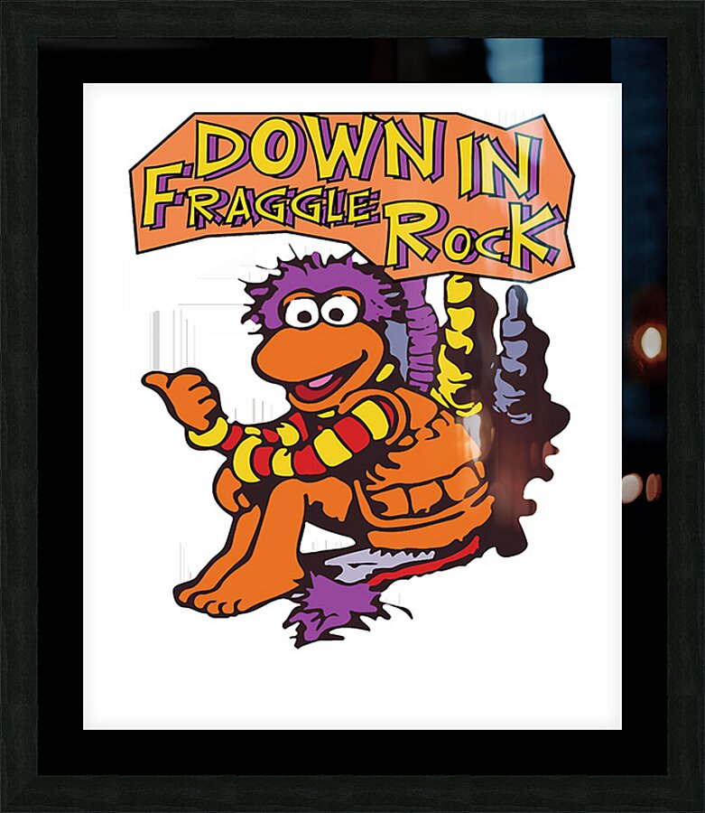 fraggle 21 Picture Frame print