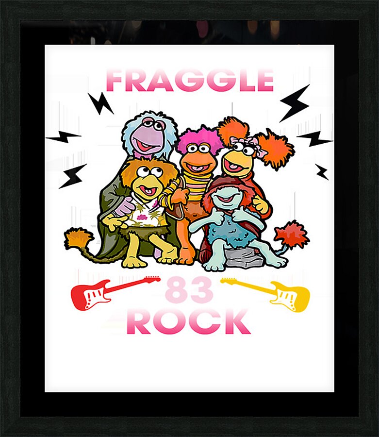 fraggle 24 Picture Frame print