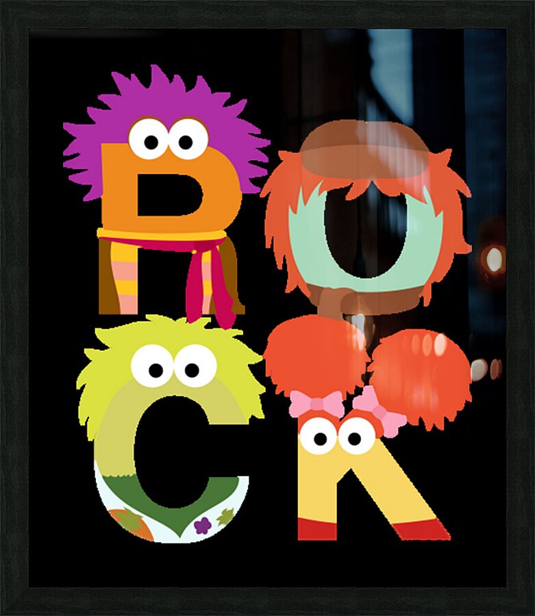 fraggle 38 Picture Frame print