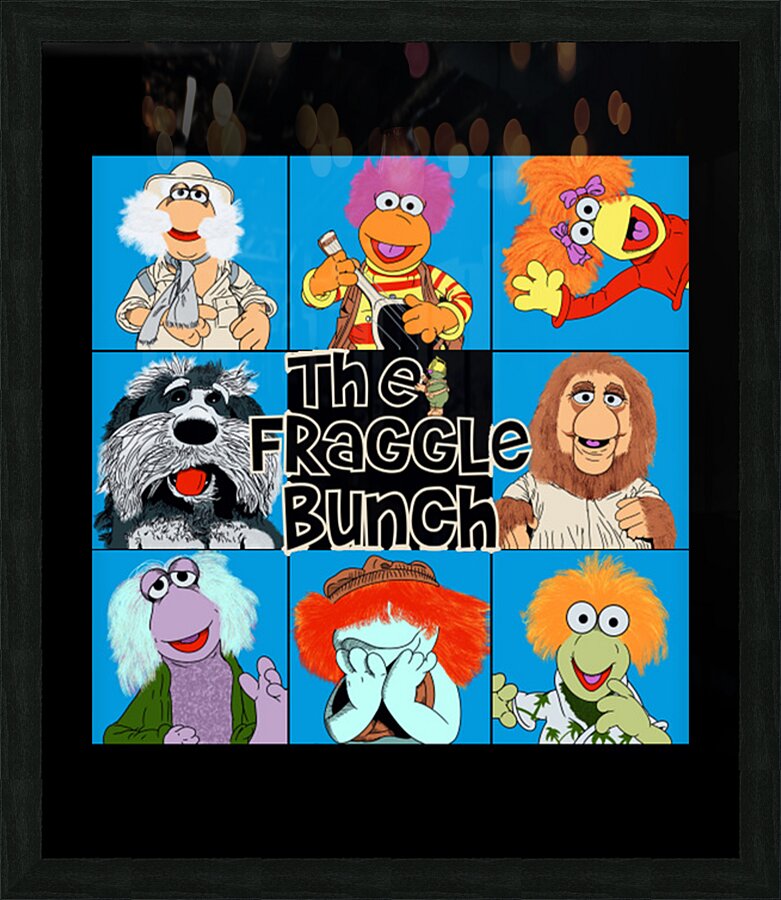 fraggle 41 Picture Frame print