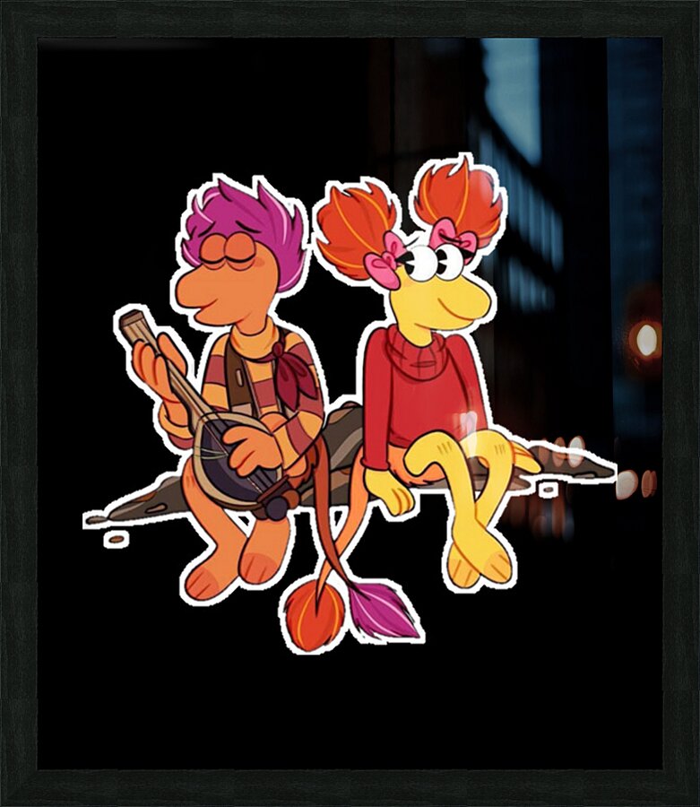 fraggle 42 Picture Frame print
