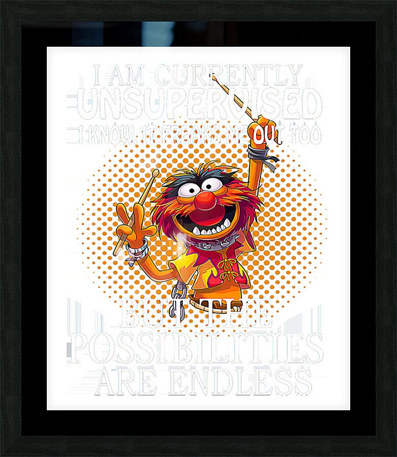fraggle 45 Picture Frame print