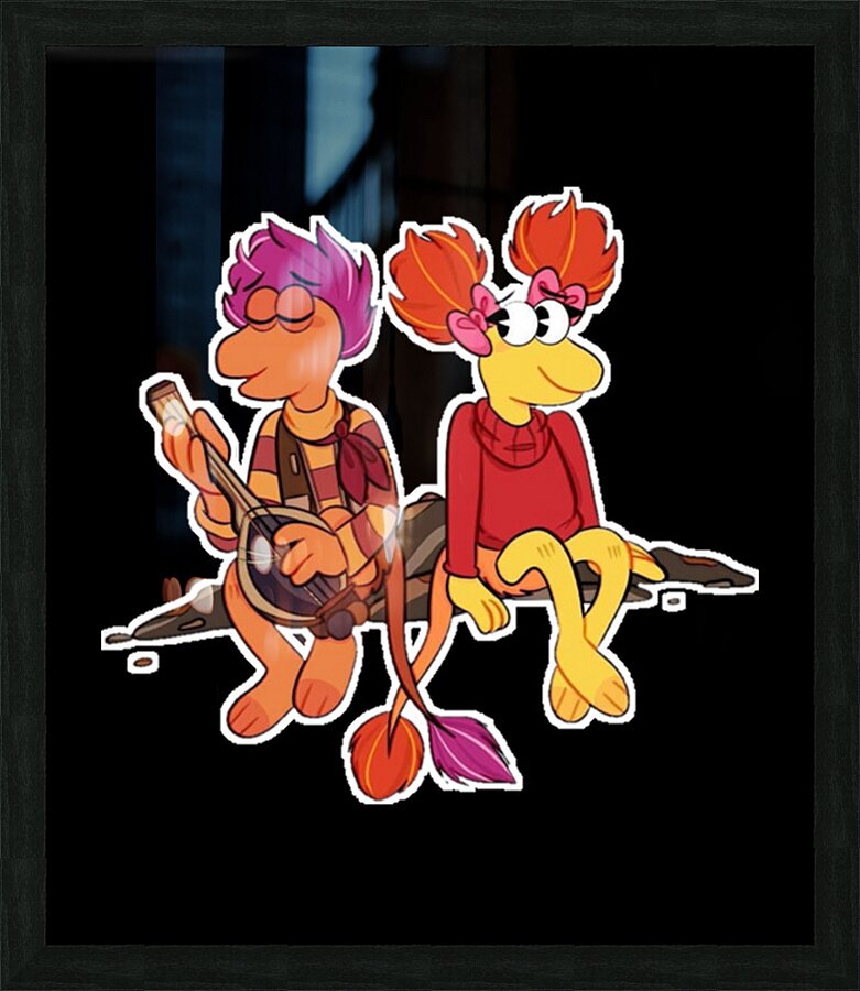 fraggle 52 Picture Frame print