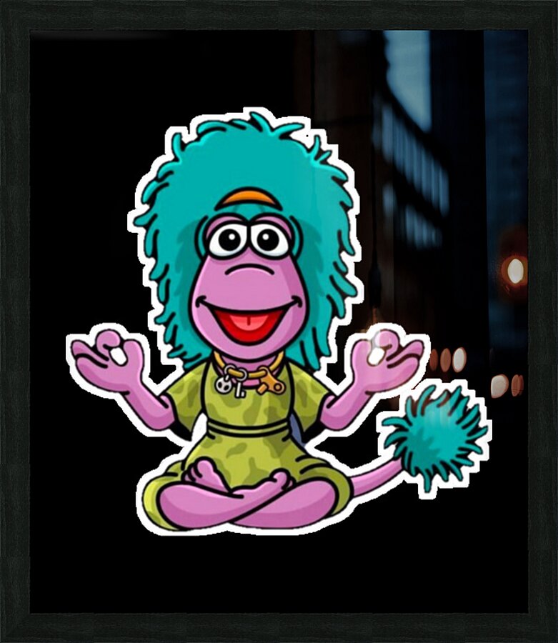 fraggle 54 Picture Frame print