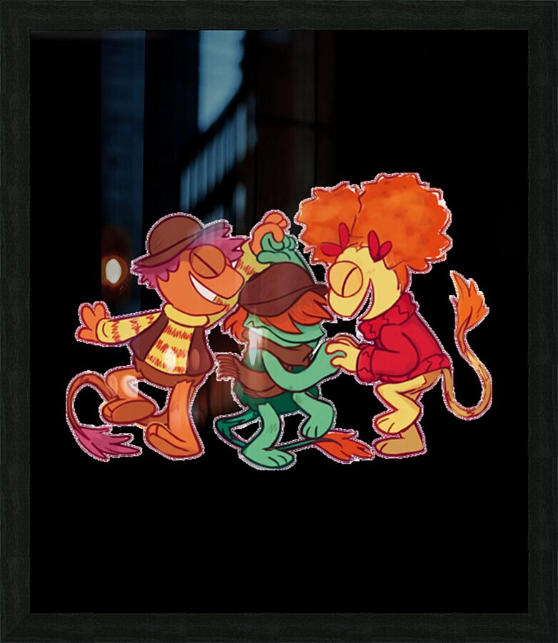 fraggle 59 Picture Frame print