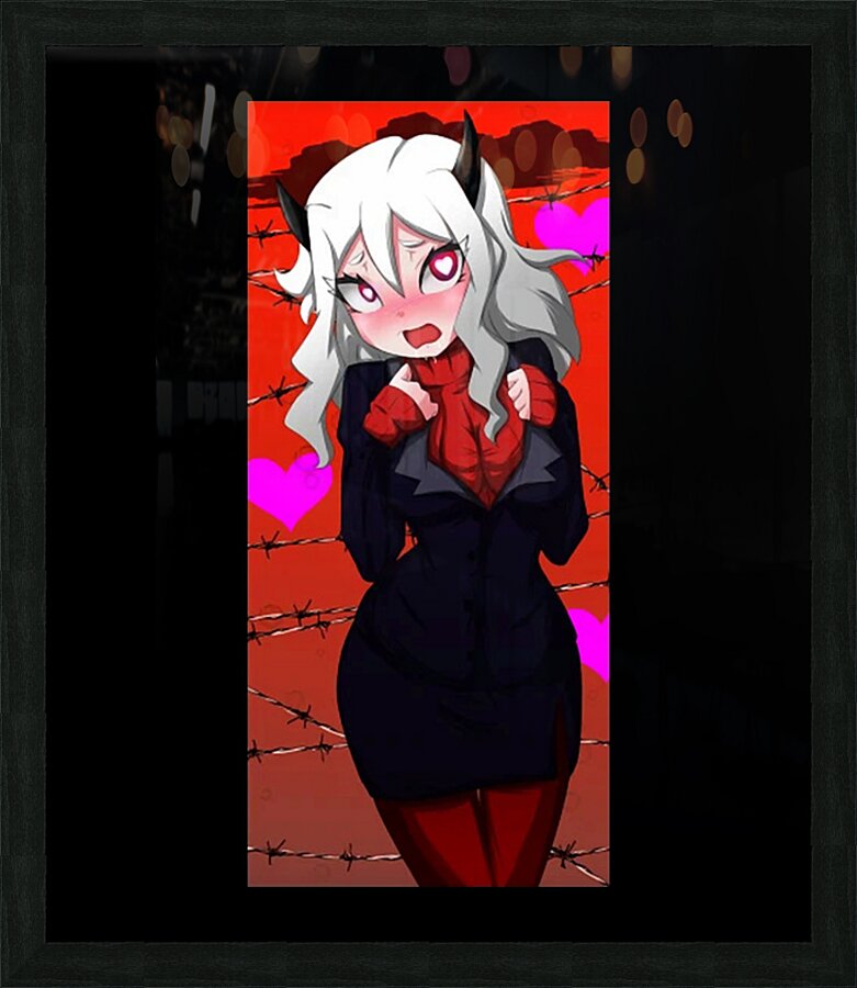 Helltaker 10 Picture Frame print
