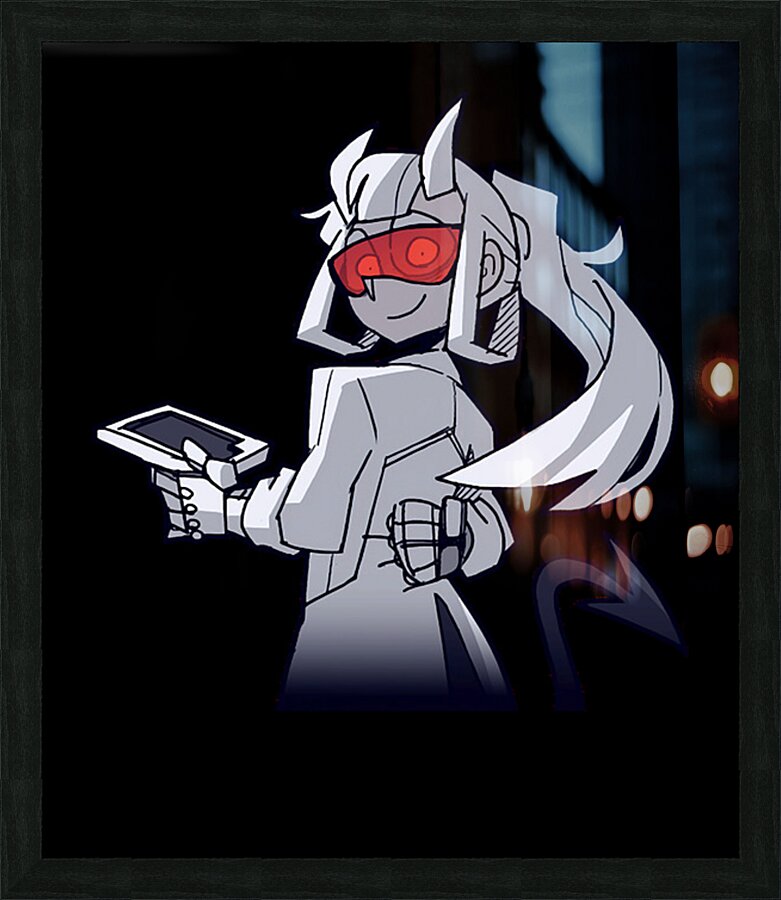 Helltaker 11 Picture Frame print