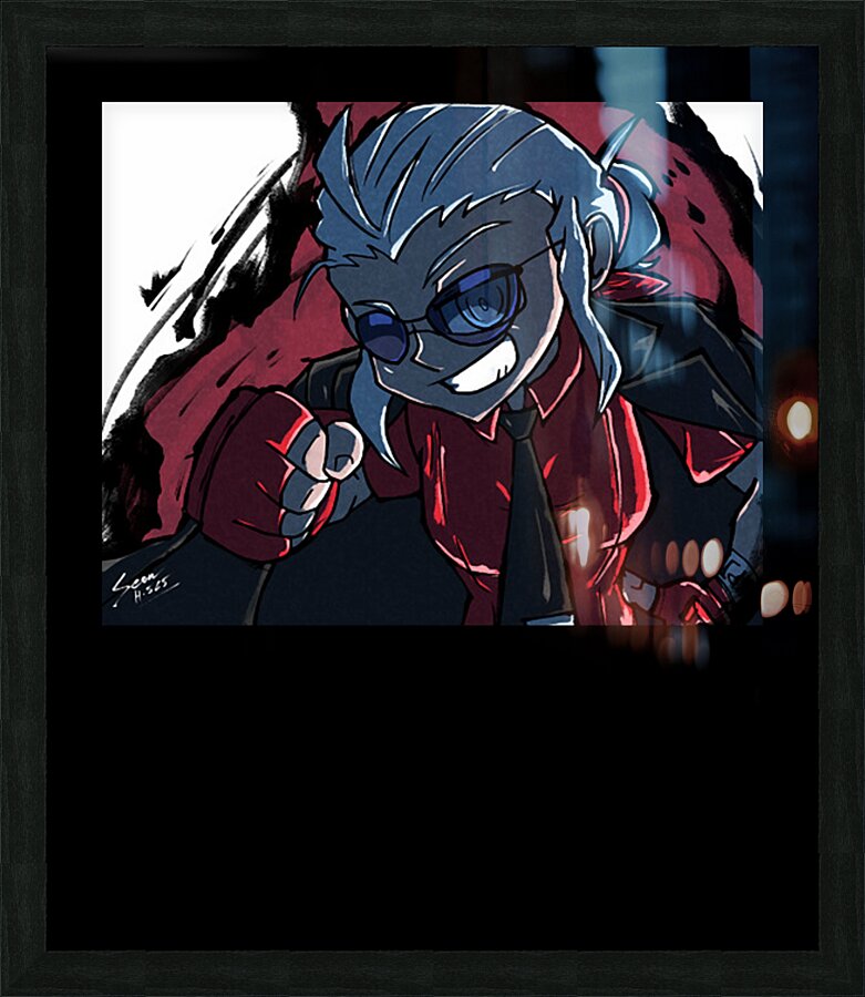 Helltaker 15 Picture Frame print