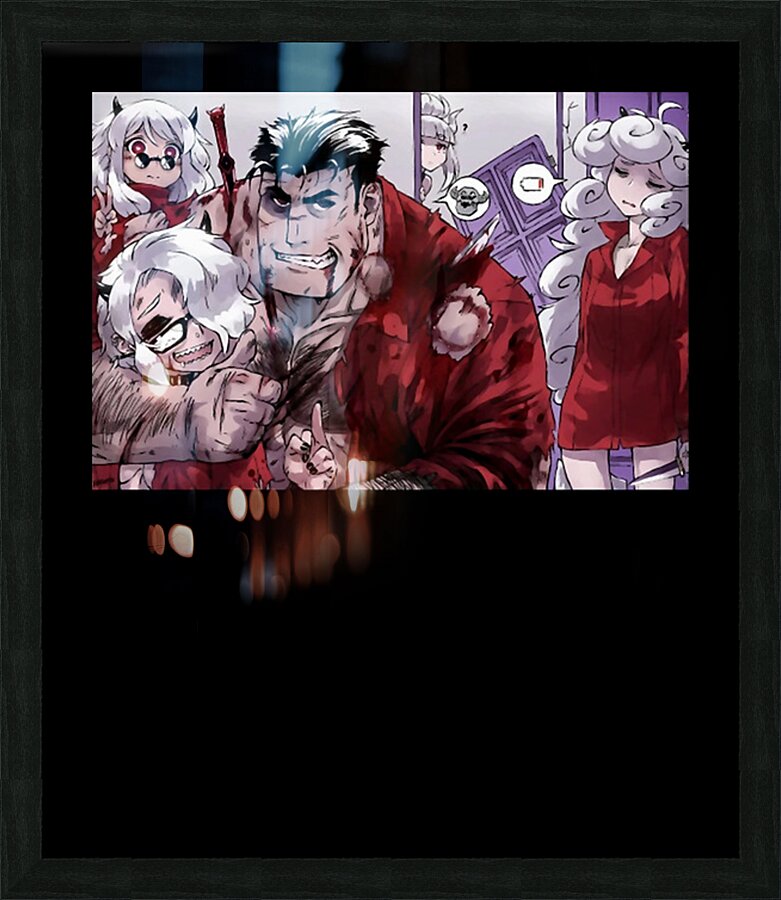 Helltaker 27 Picture Frame print
