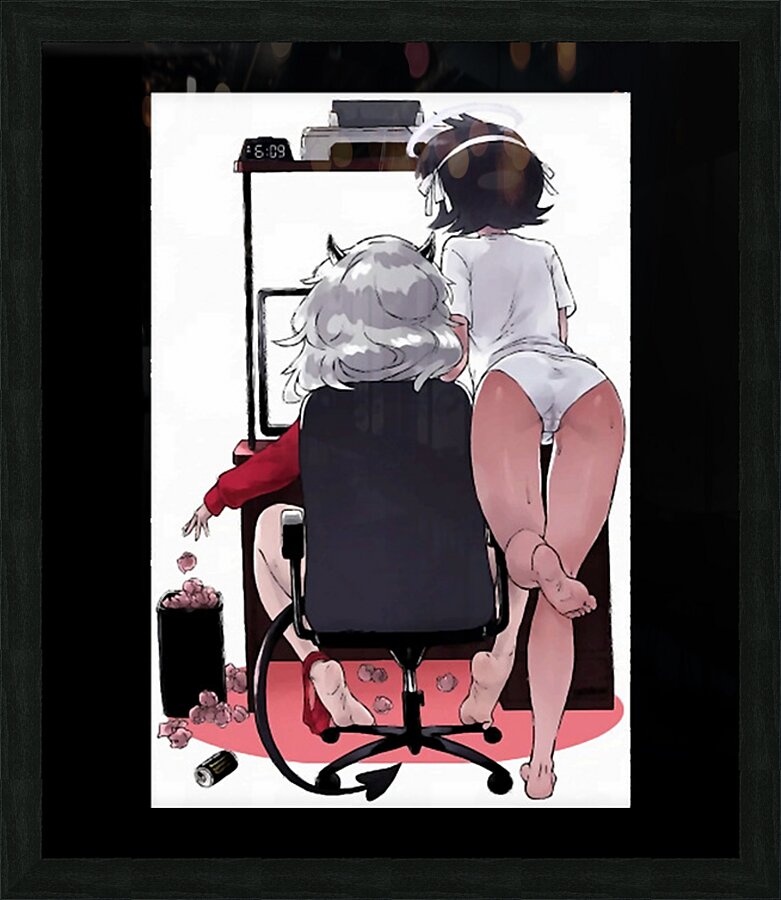 Helltaker 34 Picture Frame print