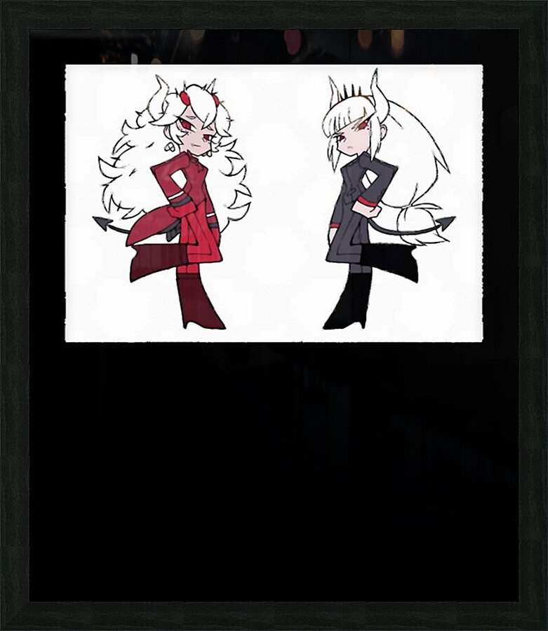 Helltaker 36 Picture Frame print