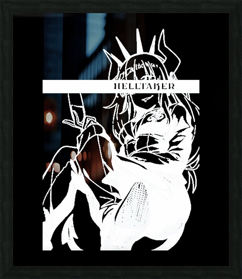 Helltaker 41 Picture Frame print