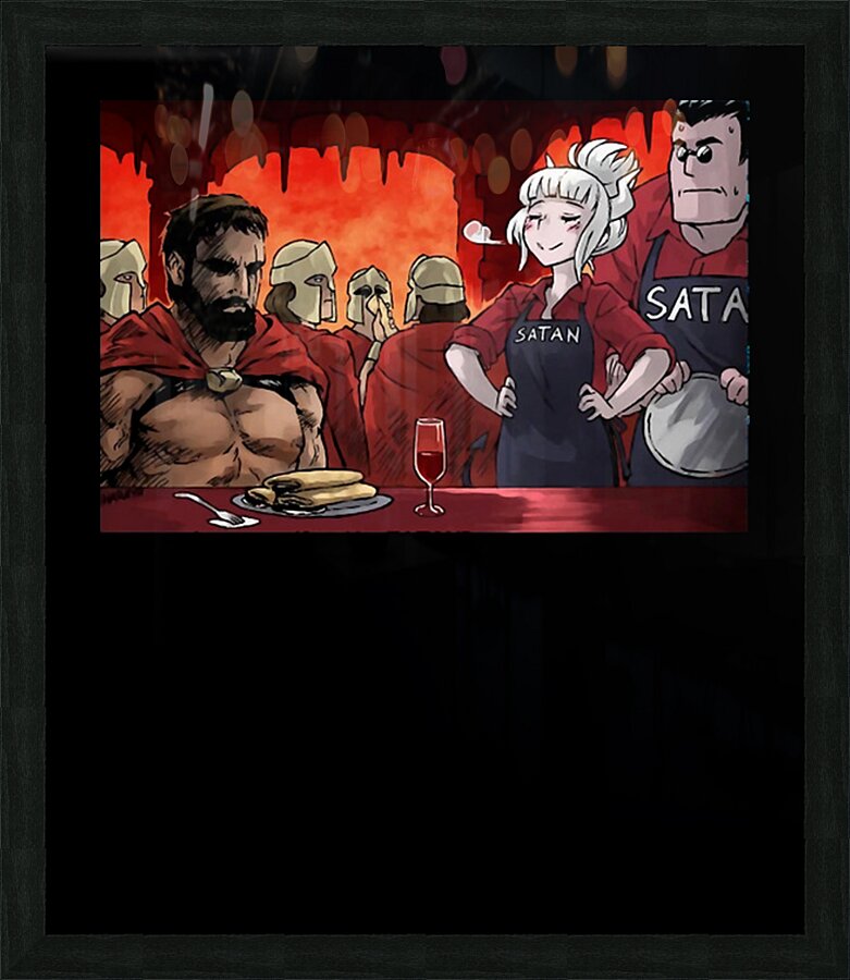 Helltaker 44 Picture Frame print