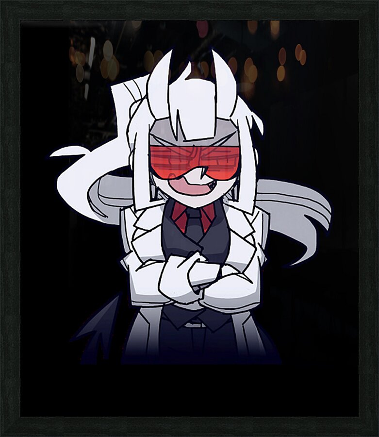Helltaker 52 Picture Frame print