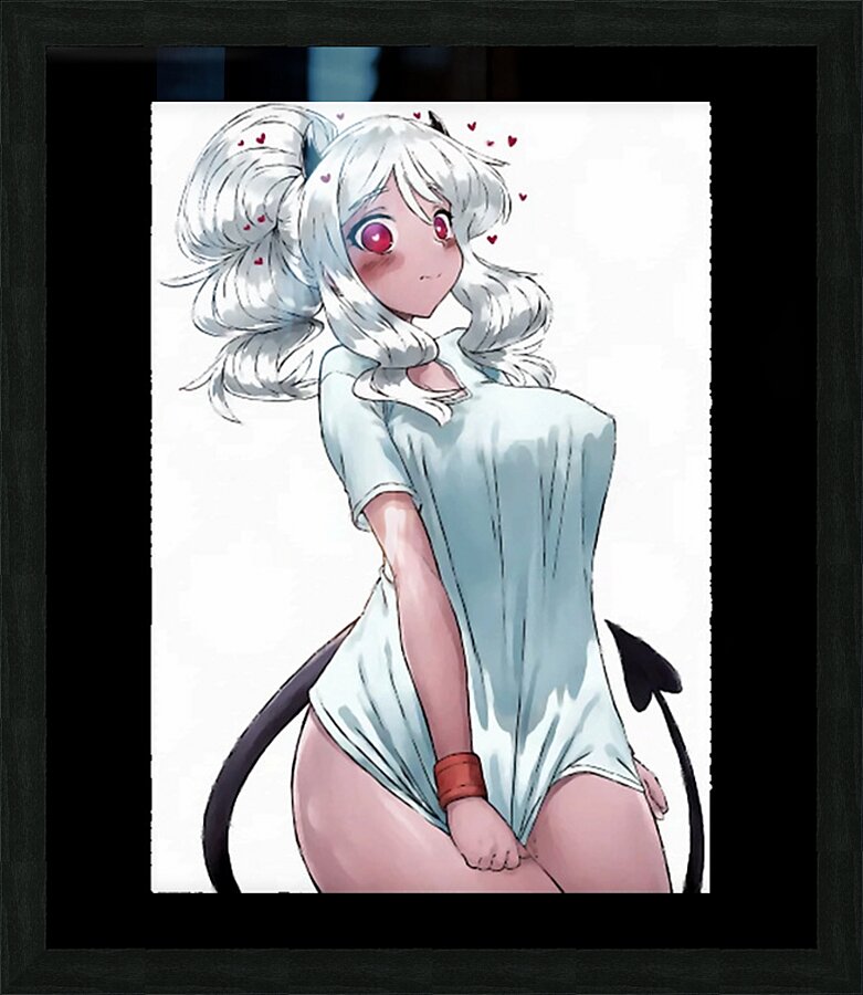 Helltaker 55 Picture Frame print