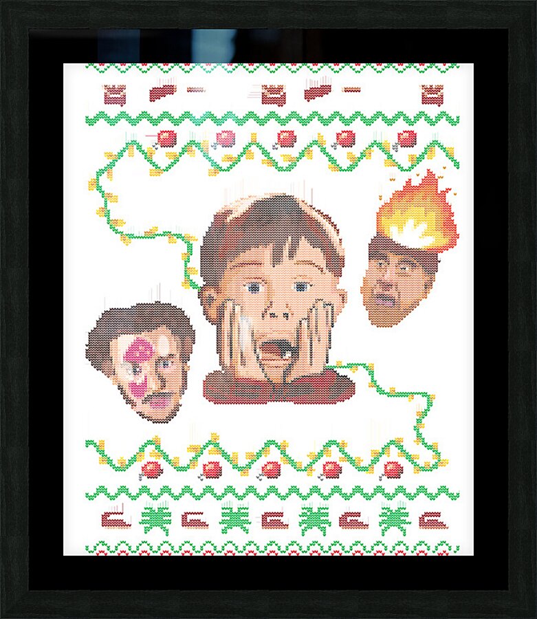 home alone 6 Picture Frame print