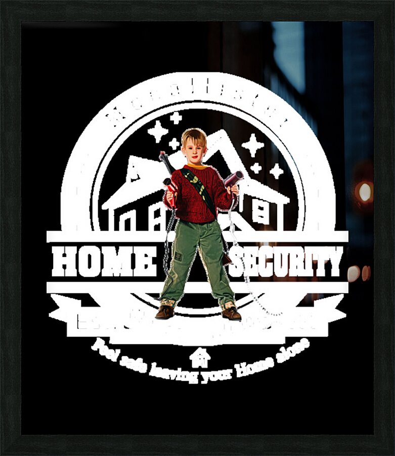 home alone 9 Picture Frame print