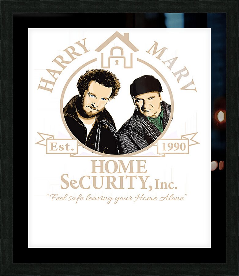 home alone 12 Picture Frame print