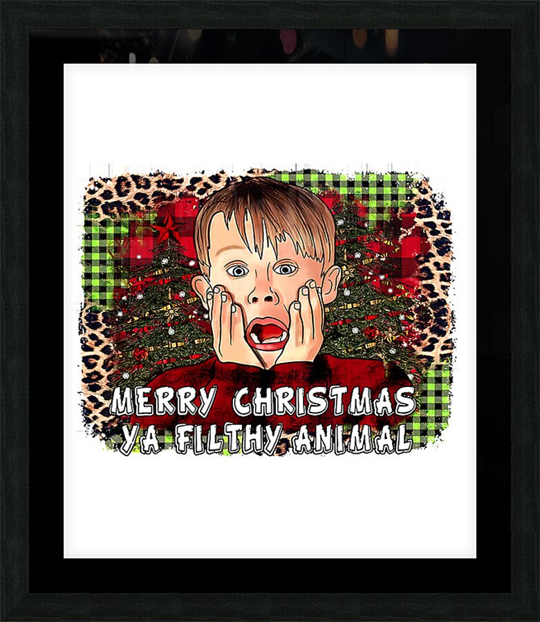 home alone 13 Picture Frame print