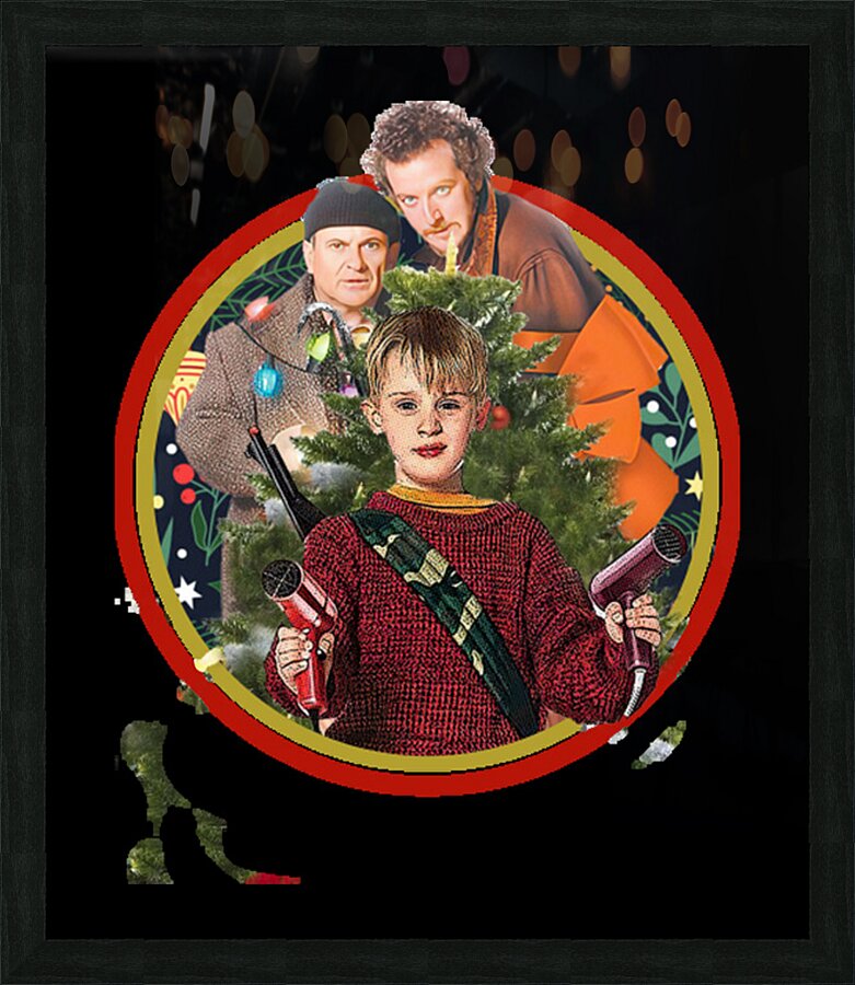 home alone 14 Picture Frame print