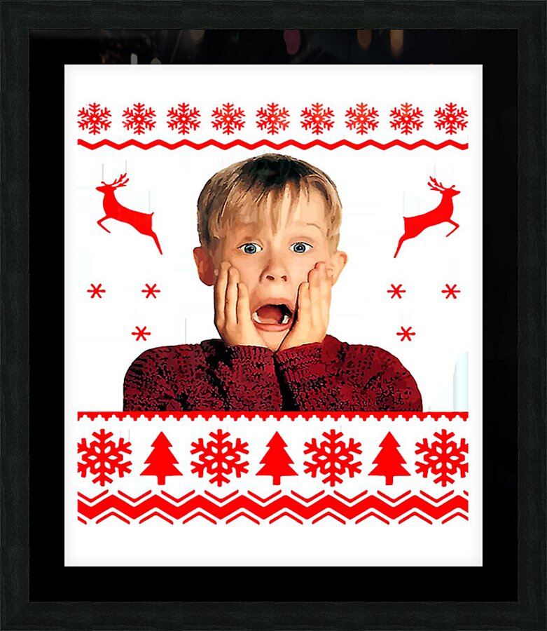 home alone 18 Picture Frame print