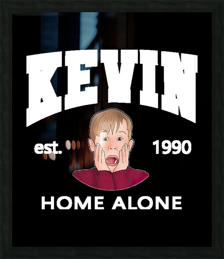 home alone 19 Picture Frame print