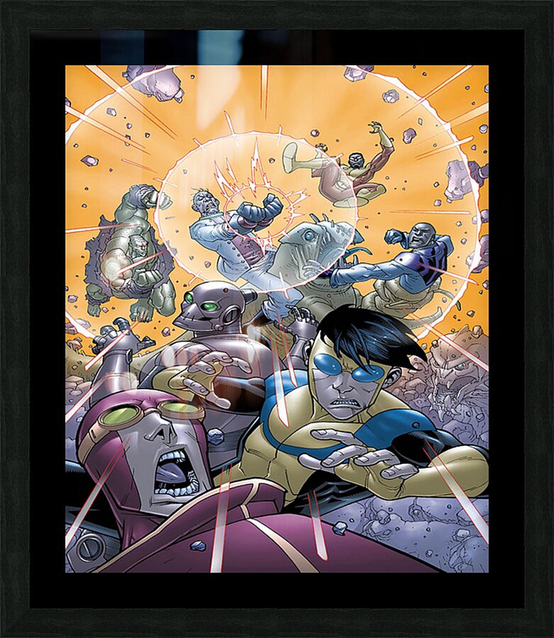 Invincible 1 Picture Frame print