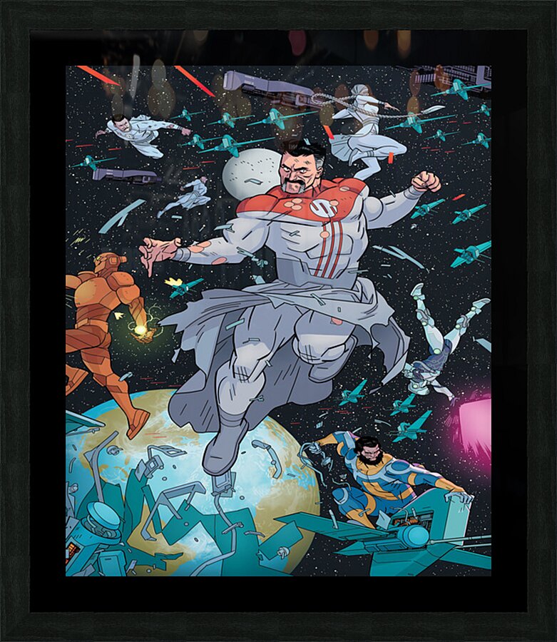 Invincible 5 Picture Frame print