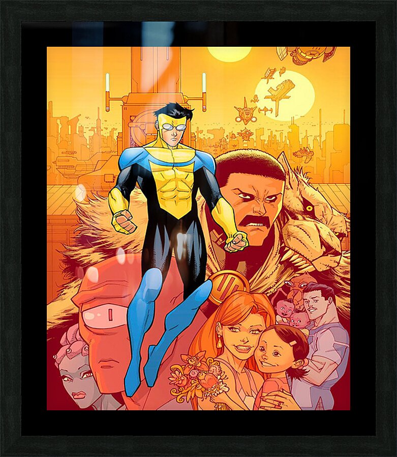 Invincible 6 Picture Frame print