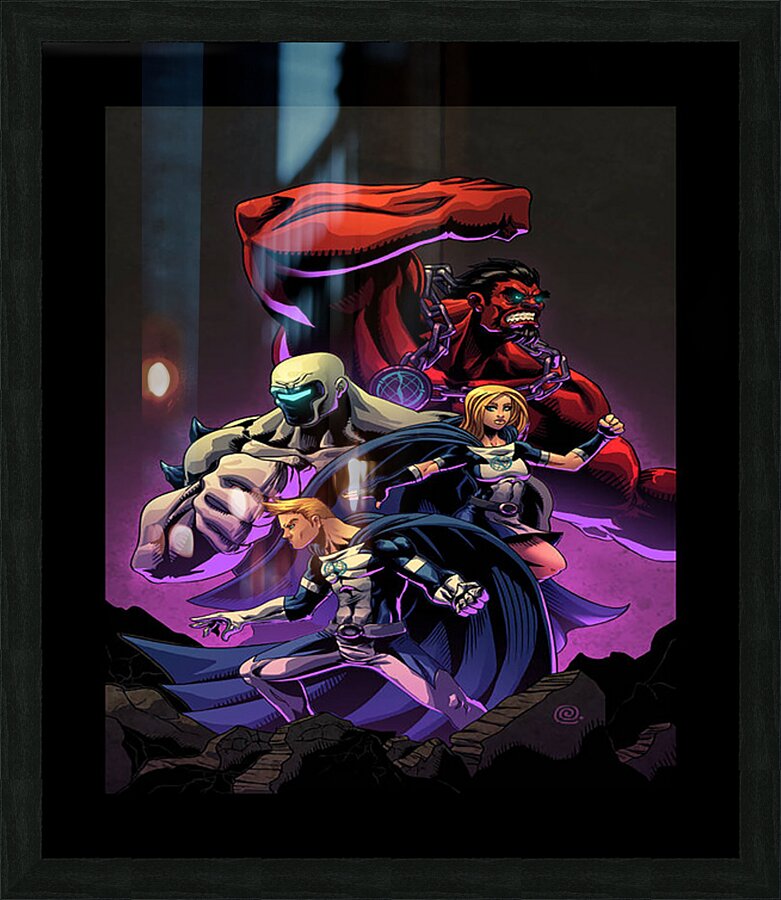 Invincible 7 Picture Frame print