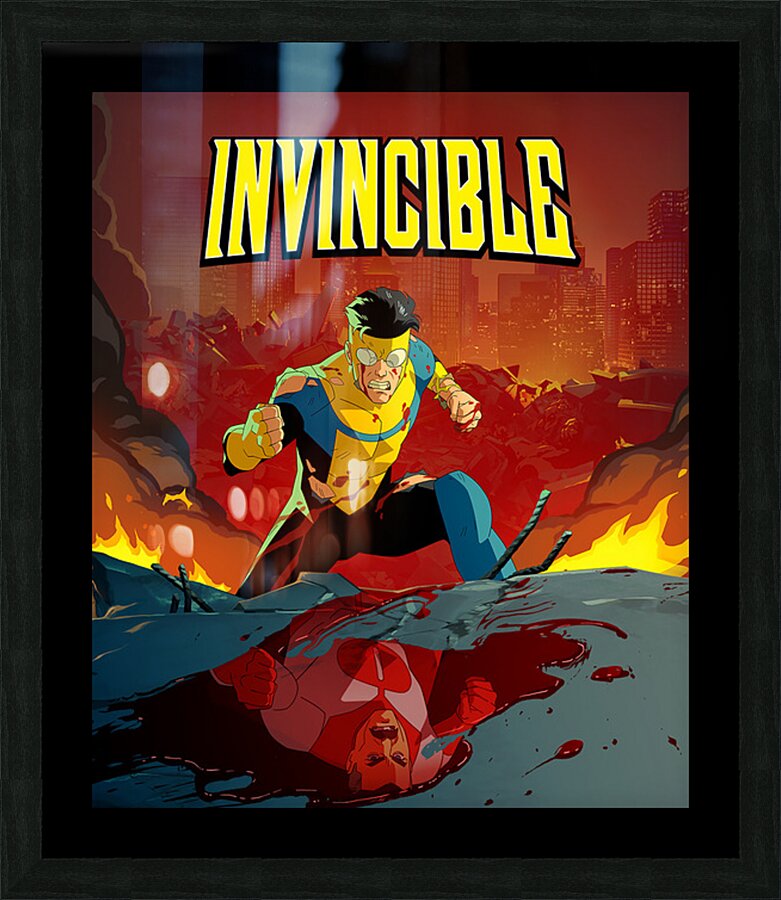 Invincible 9 Picture Frame print