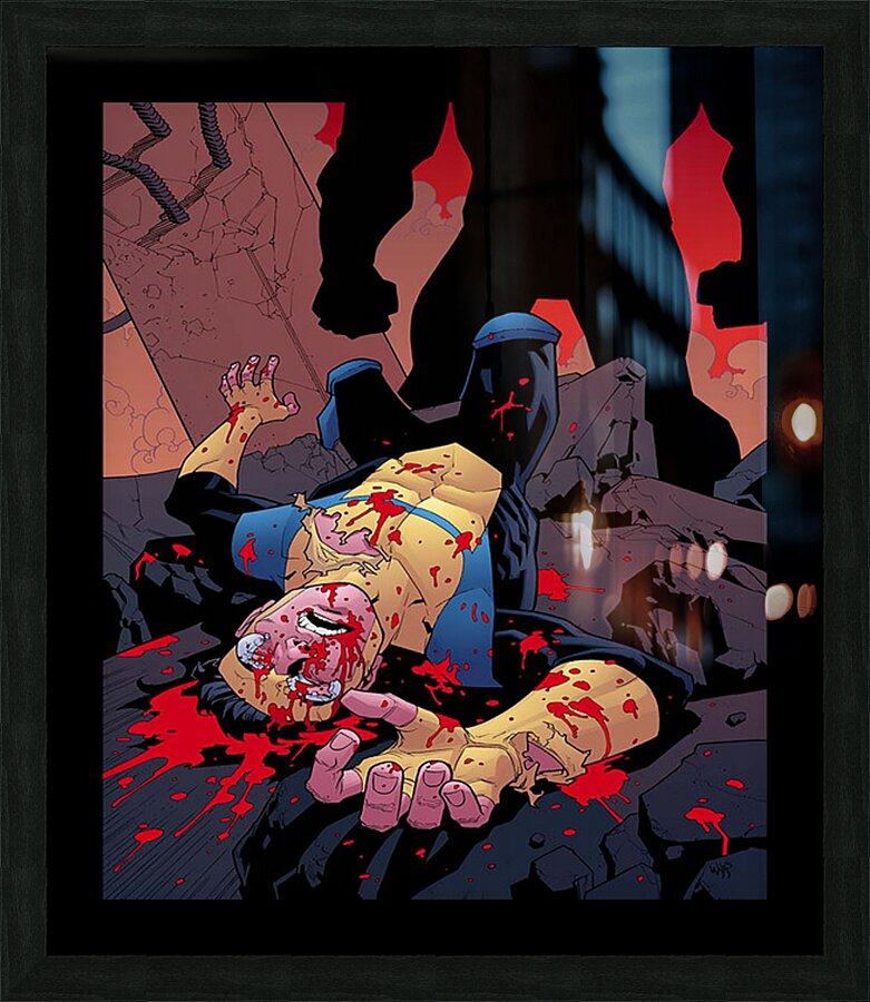 Invincible 12 Picture Frame print