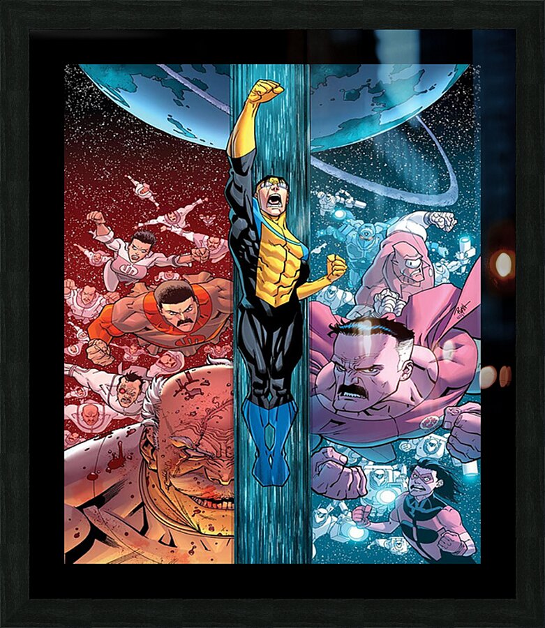 Invincible 14 Picture Frame print