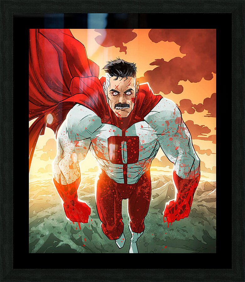 Invincible 15 Picture Frame print