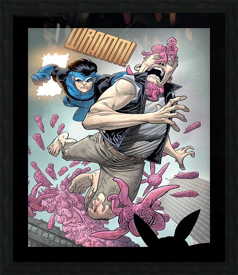 Invincible 18 Picture Frame print