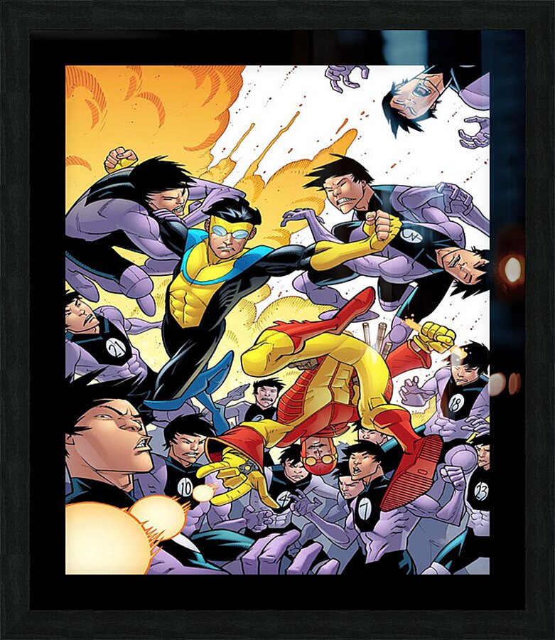 Invincible 19 Picture Frame print