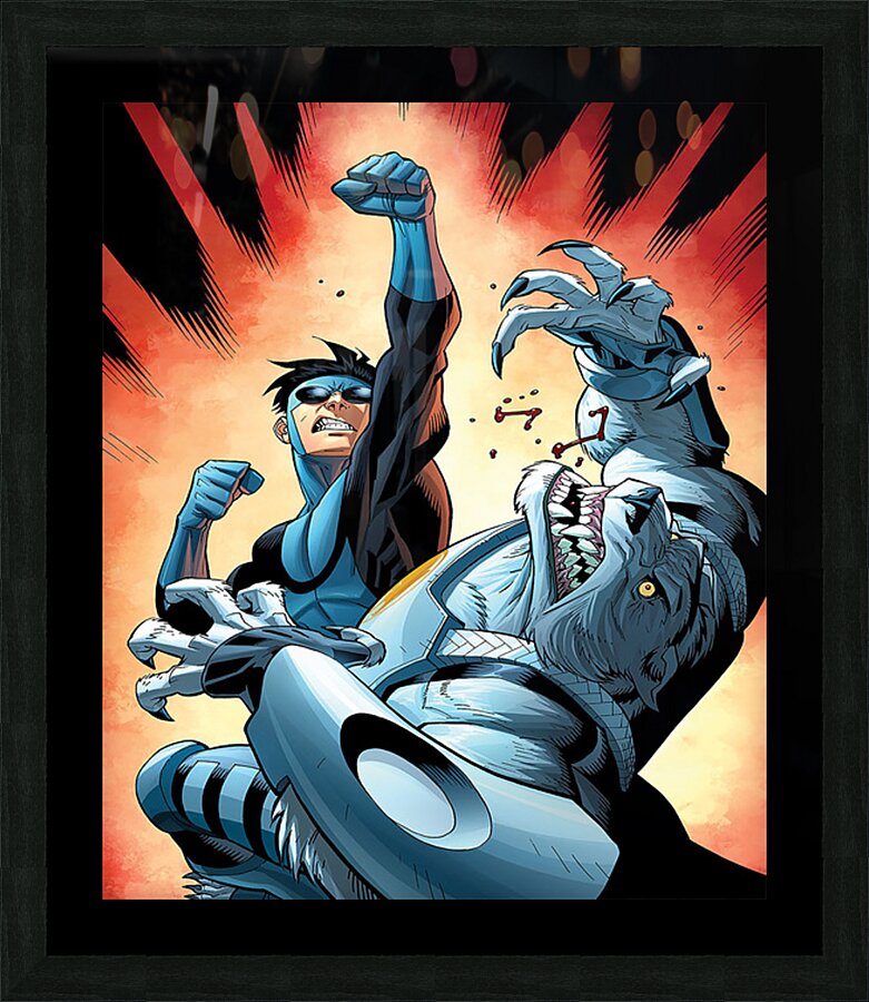 Invincible 24 Picture Frame print